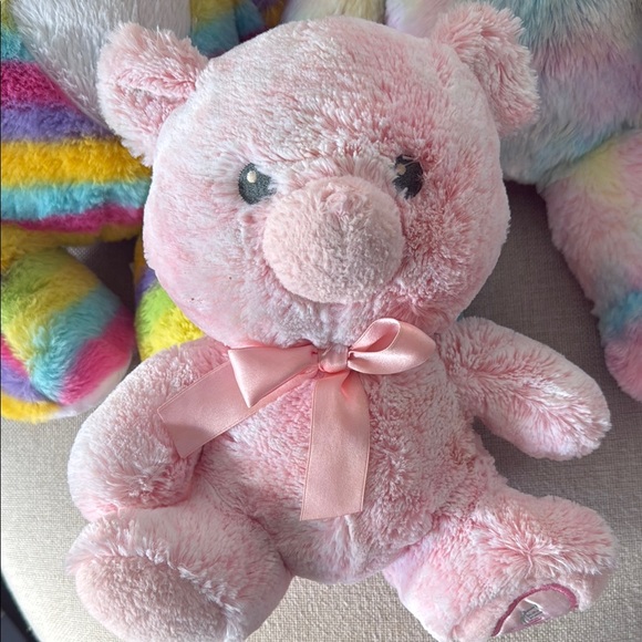 🆕 Rainbow Plush Teddy Bear - bundle of 3 - NEW - Picture 2 of 8